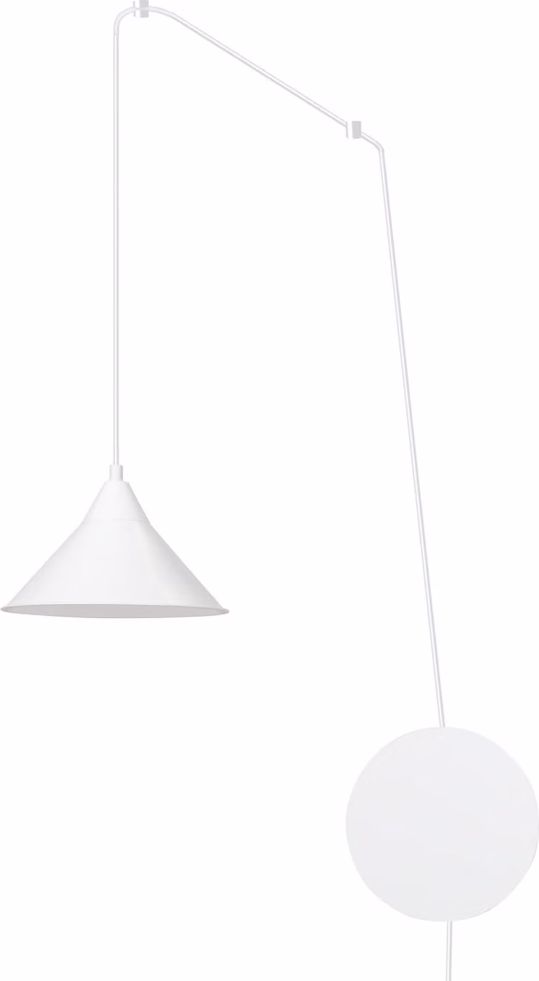 LAMPADA A SOSPENSIONE Emibig 1xE27 60W ABRAMO 1 BIANCA 159/1