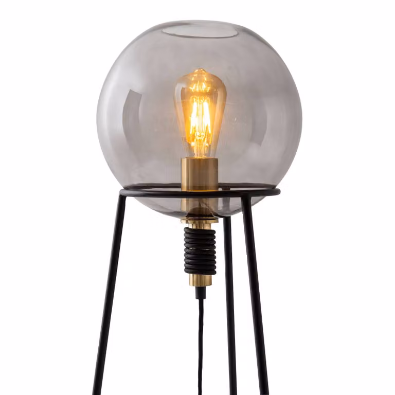 Näve Lampada da tavolo Stelo, Nero, Soggiorno / Sala da pranzo, Metallo, Moderno, Lampada da tavolo