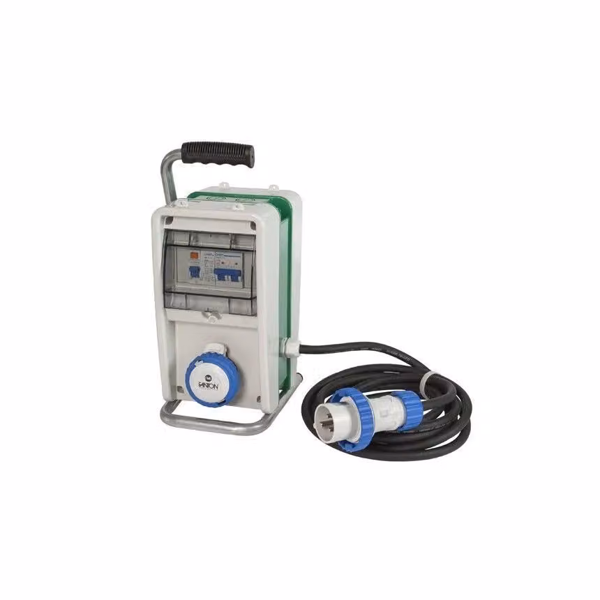 Quadro elettrico portatile Fanton EOLO ASC IP65 con 3 prese CEE 16A 230V, L/P/H: 15,6 x 18,5 x 33,8 cm, colore Grigio – 2