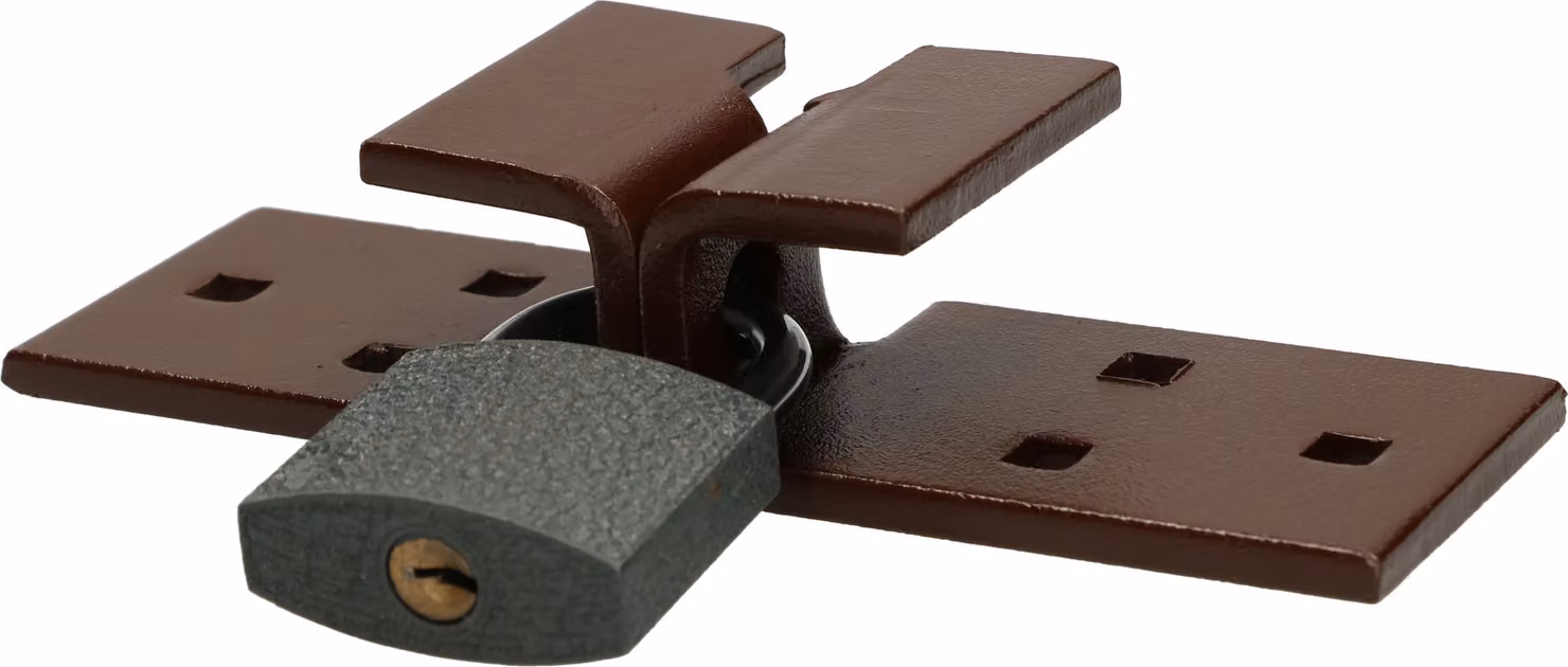 KOTARBAU® Serratura di sicurezza 60x90 mm per cantina con lucchetto Serratura solida