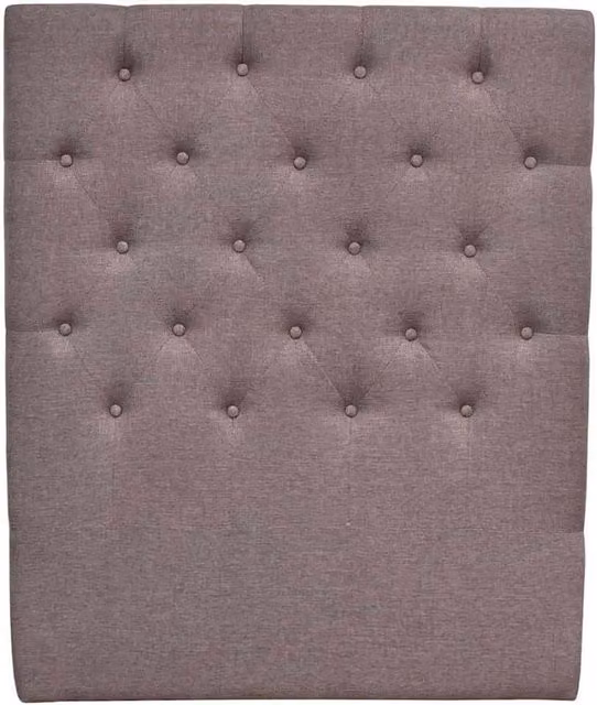 Testiera del letto imbottita DÉCO in tessuto beige o grigio, larghezza: 99 cm