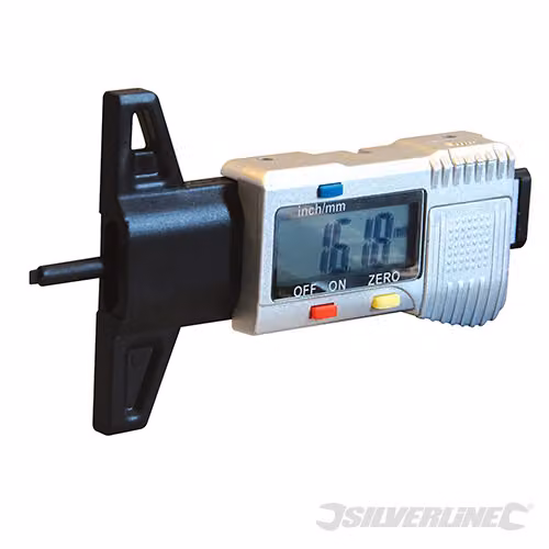 Silverline 273894 Misuratore digitale di profondità dei pneumatici