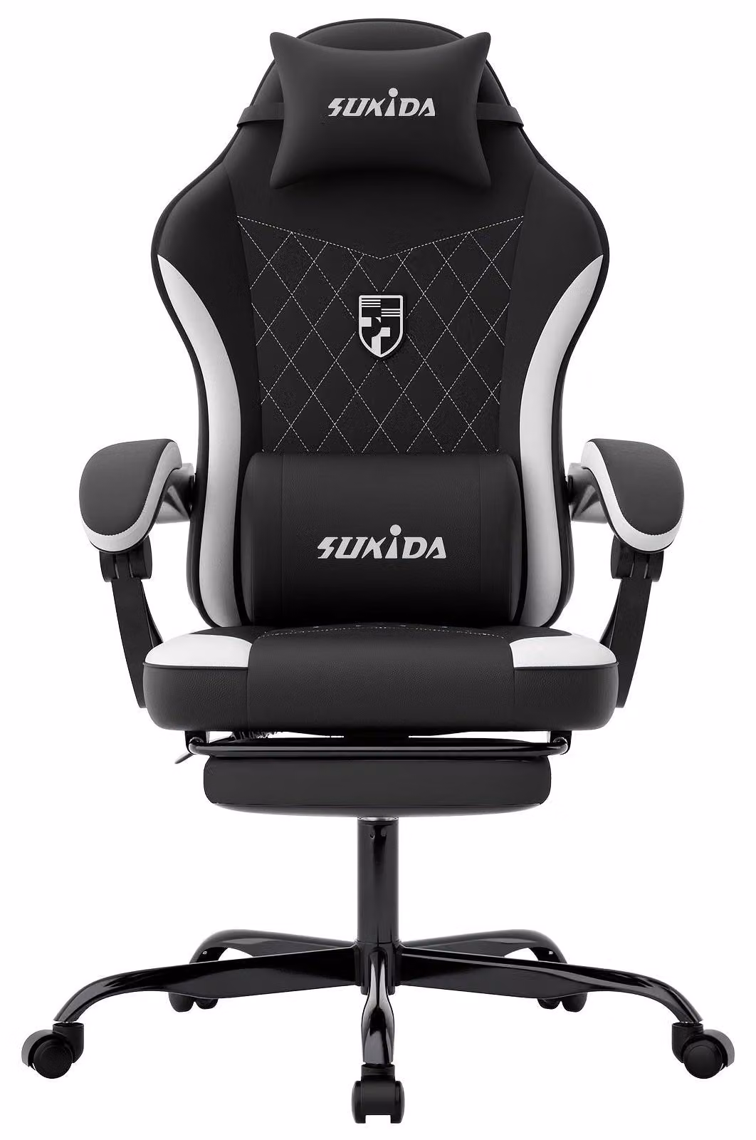 Sedia da gaming - Sedia da ufficio - Sedia per videogiochi - Sedia con poggiapiedi - Sedia ergonomica - Seduta in memory foam