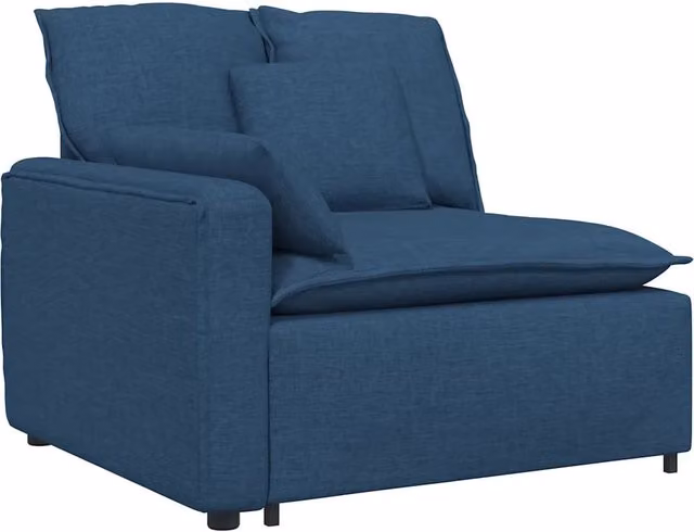 Modulo Terminale Bracciolo Divano Modulare con Cuscini 100 cm CFW2993902