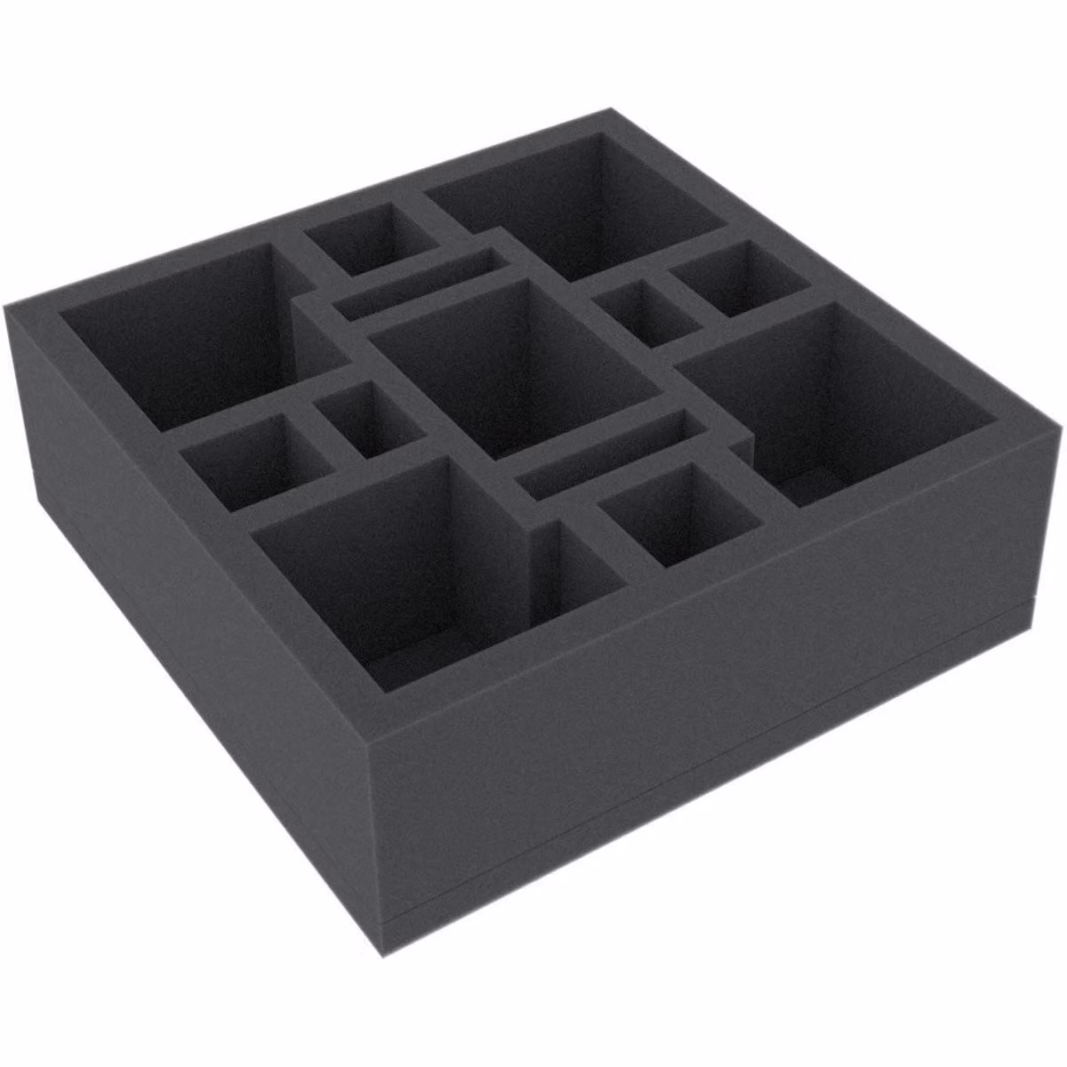 Inserto in schiuma 178x178x60 mm per giochi da tavolo, 13 scomparti