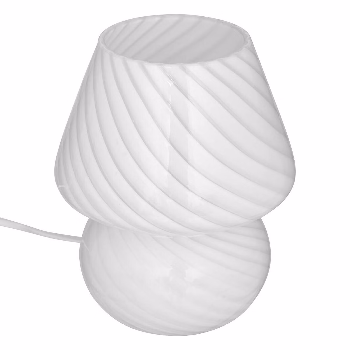 Lampada da tavolo a fungo CARA, in vetro, Ø 15 cm