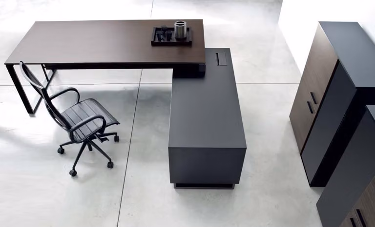 Eckschreibtisch Computer Tisch Büro Kanzlei Praxis Möbel Tische Einrichtung