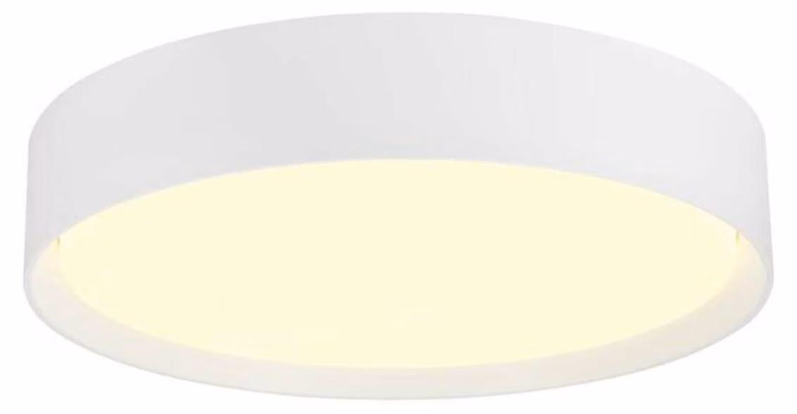 SLV BIG WHITE DECONA 30 CL, PHASE, plafoniera a vista, rotonda, 3000/4000 K, 17 W, bianco 1008917