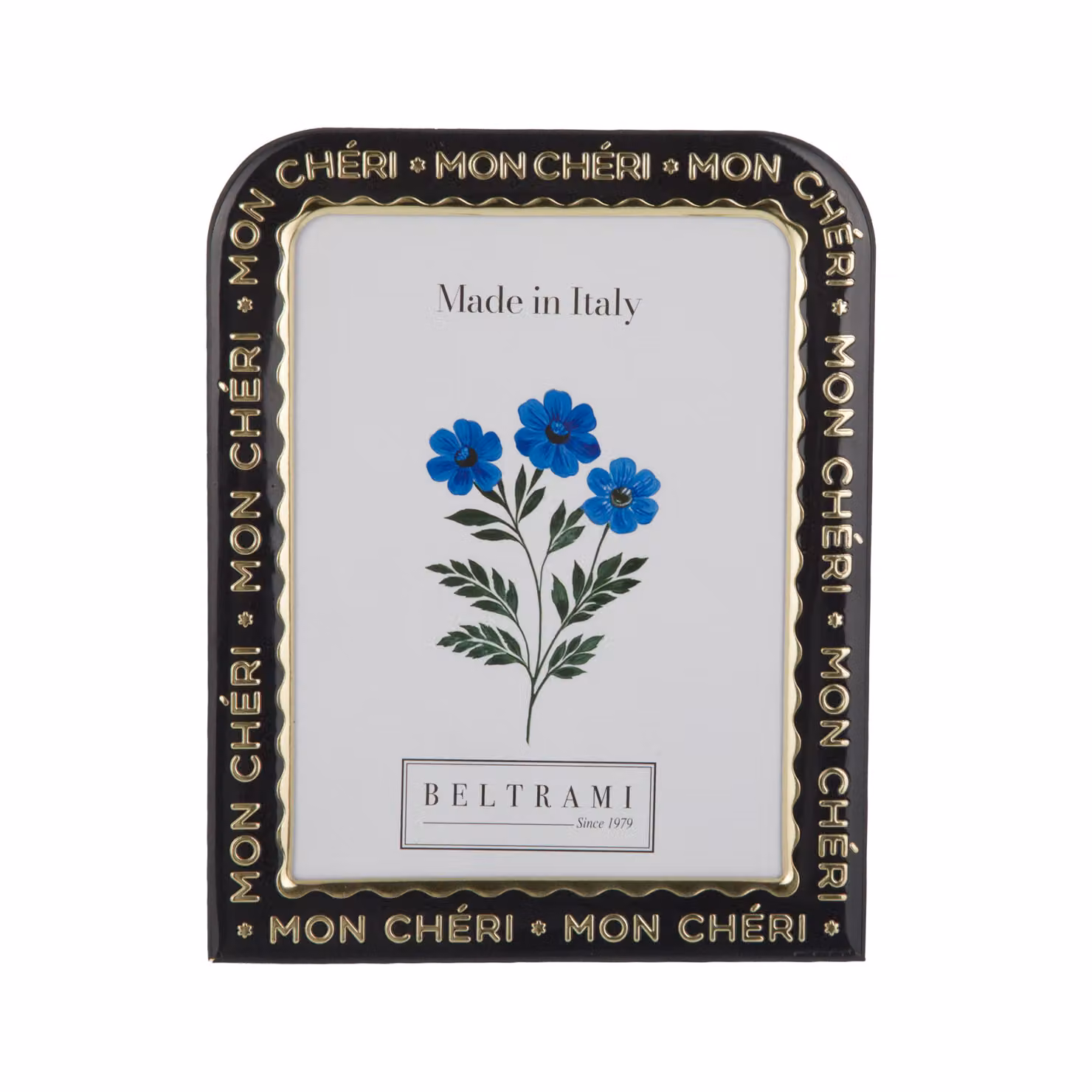 Portafoto singolo Beltrami C'est la vie dorato in metallo, L/P/H: 13 x 18 cm – 2