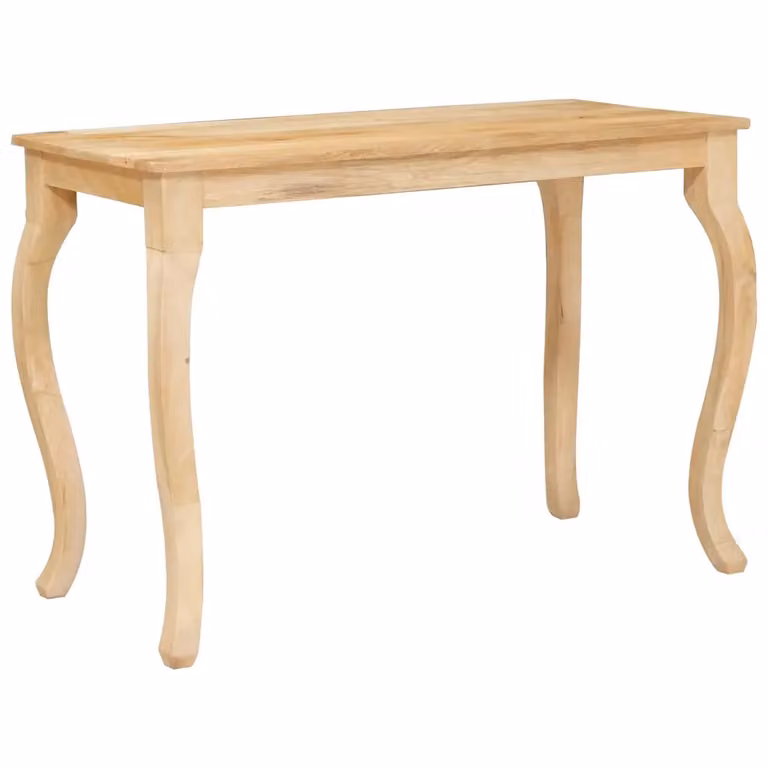 vidaXL Tavolino da salotto moderno in legno di mango marrone e beige L/P/H: 110 x 55 x 77 cm