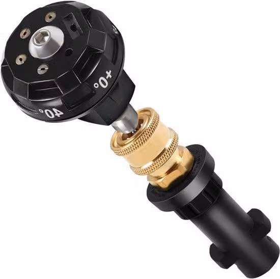 Adattatore 6 in 1 per idropulitrici con raccordo rapido in ottone da 1/4 di pollice