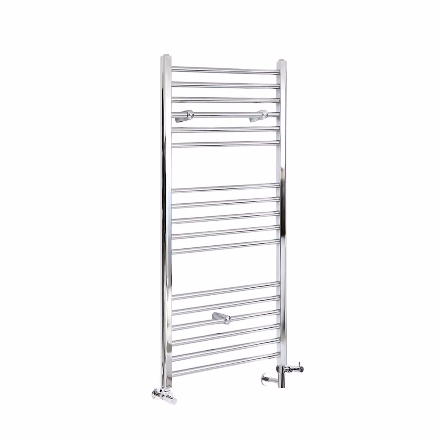 Scaldasalviette Misto Piatto - Termoarredo Bagno Cromato - 1200 x 600mm - 360W - Kent
