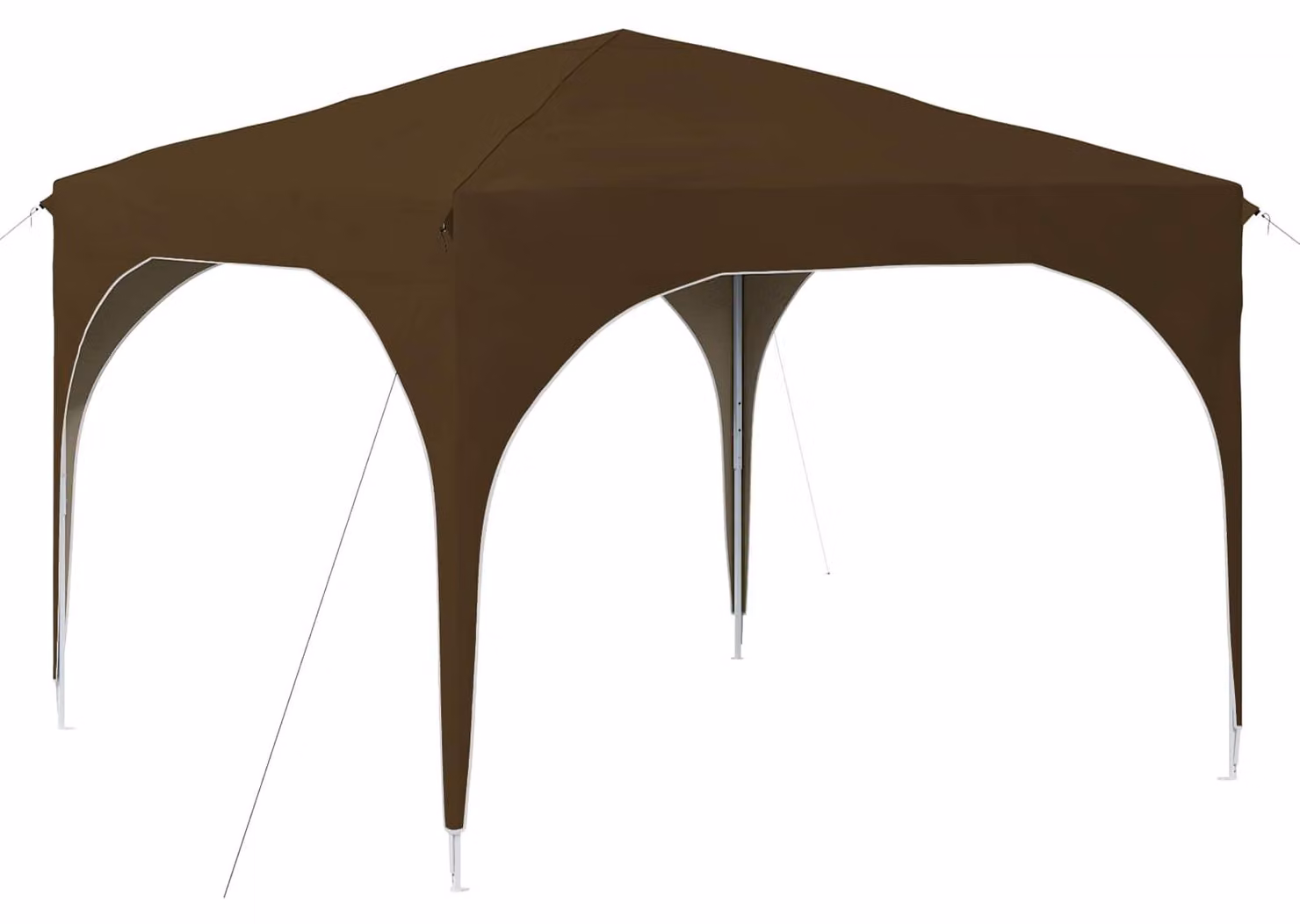 Tenda per feste a pop-up 290 x 290 x 245 cm Tortora