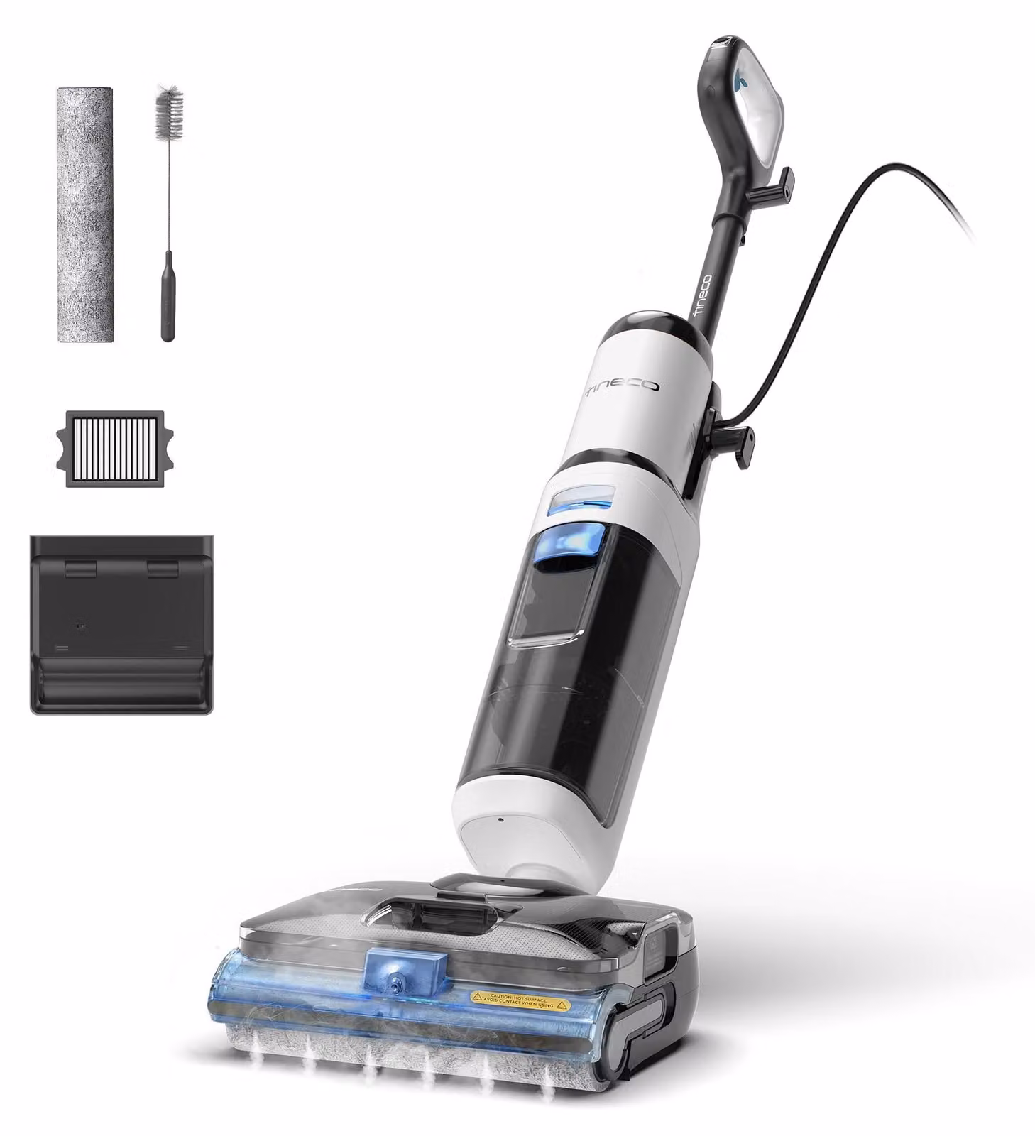 Tineco Floor ONE S6: aspirapolvere e lavapavimenti a vapore, con funzione di asciugatura a 160 °C e tecnologia BoostSteam
