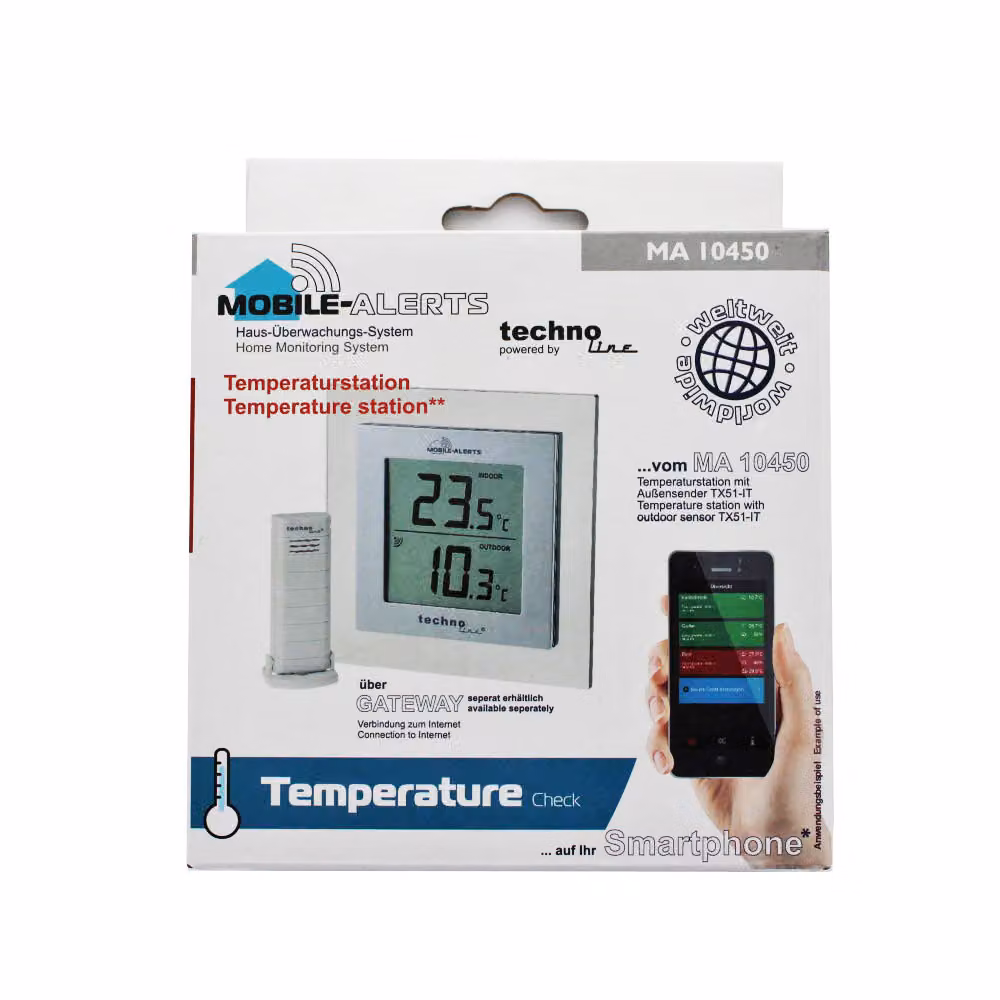 Stazione di temperatura con sensori interni ed esterni, sistema di monitoraggio domestico per le vostre temperature