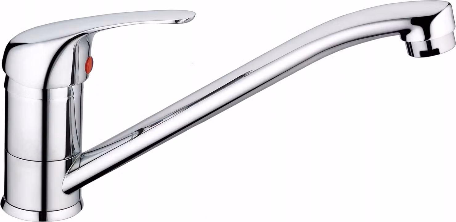 Rubinetto da cucina cromato con bocca mobile Daisy