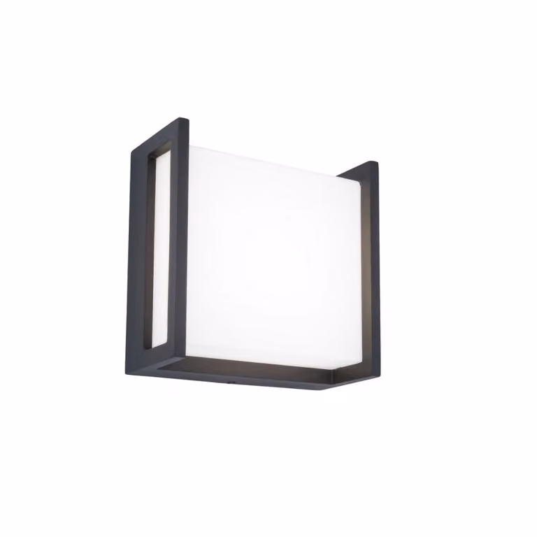 Lampada da facciata per esterni QUBO grigio Lutec 5195404118