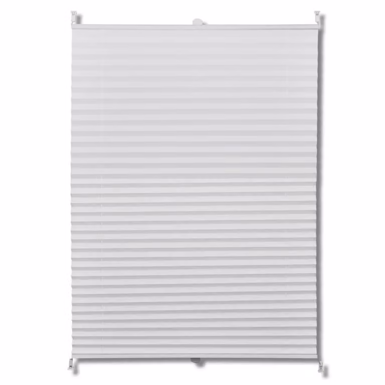 Tenda Plissettata 40x100cm Bianca Oscurante