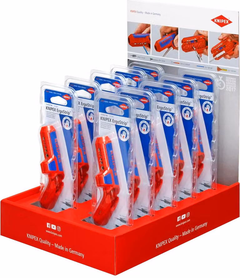 Knipex 00 18 01 V27 Espositore da banco 16 95 01 SB Ergo Strip®