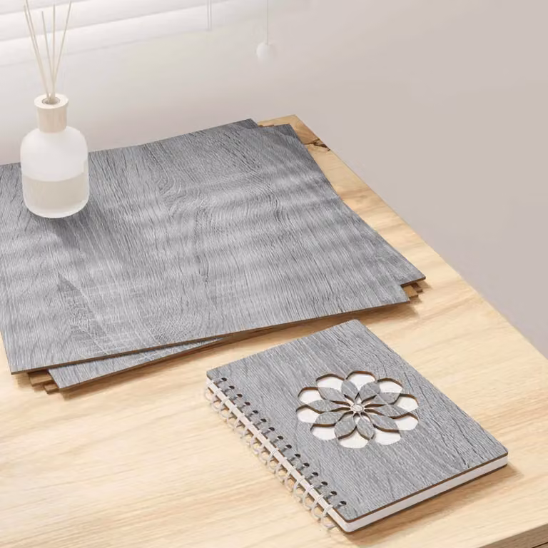vidaXL Set di 50 pannelli decorativi effetto legno Grigio Sonoma, L/P/H: 30 x 30 x 0,27 cm
