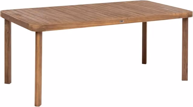 Tavolo da giardino rettangolare Beliani in legno di acacia marrone con stile scandinavo L: 180 cm, P: 90 cm, H: 75 cm – 1