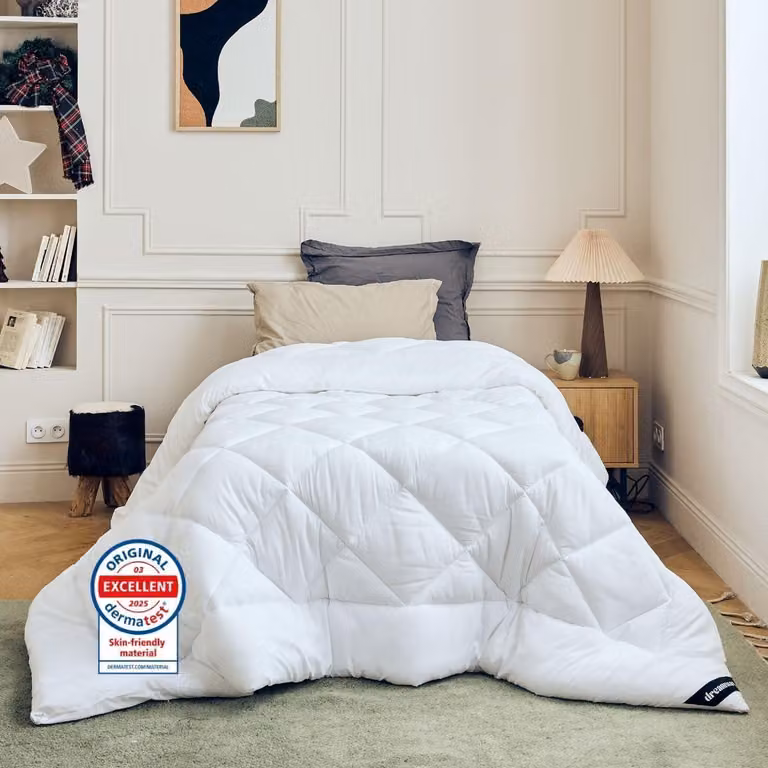 Coperta invernale, 155 x 220 cm – Coperta per letto singolo, 450 g/m², imbottitura in poliestere, calda coperta per letto 90 x 190 cm, Öko-Tex