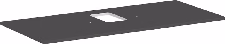 hansgrohe Xelu Q Console avec découpe au centre, 1180x550, pour vasque à poser, avec trou pour robinet, 54122910, 54122910