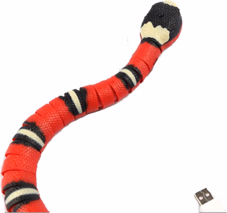 Giocattolo interattivo per gatti -Smart -Sensing -Simulazione elettronica del serpente Modello di animale per l'addestramento PET