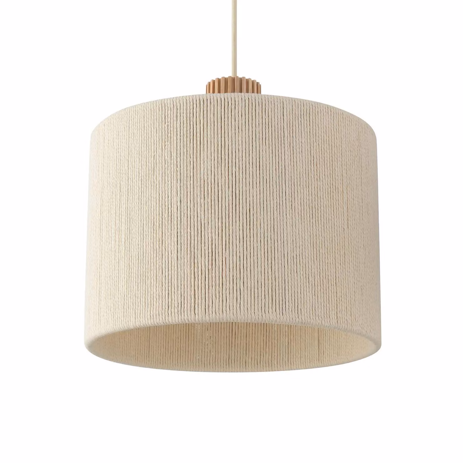 Brilliant Lampada a sospensione Arlo, dimmerabile, Crema / Ambra, Soggiorno / Sala da pranzo, Tessuto / Stoffa / Seta, Moderno, Lampada a sospensione