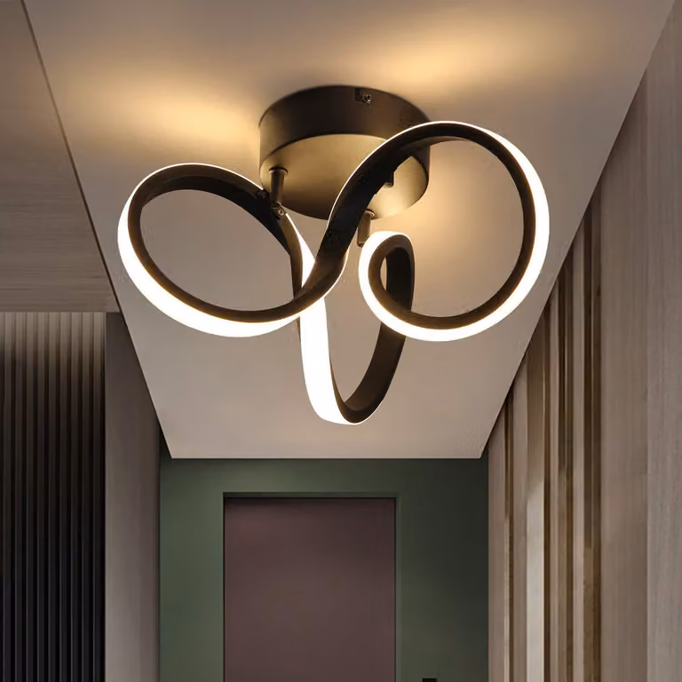 ZMH lampada da soffitto 19W indoor 3000K bianco caldo illuminazione soffitto soggiorno camera da letto