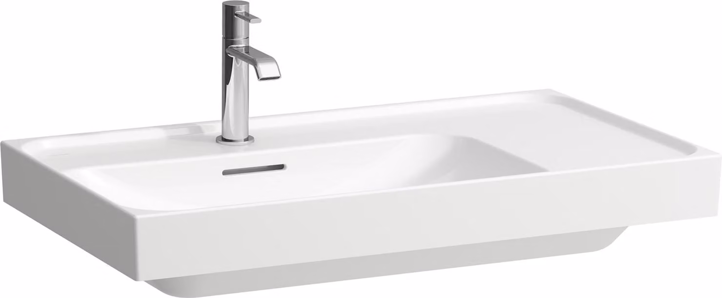 LAUFEN MEDA lavabo, encastrable, 800x460mm, tablette à droite, 1 trou pour robinet, avec trop-plein, H8171167571041, H8171167571041
