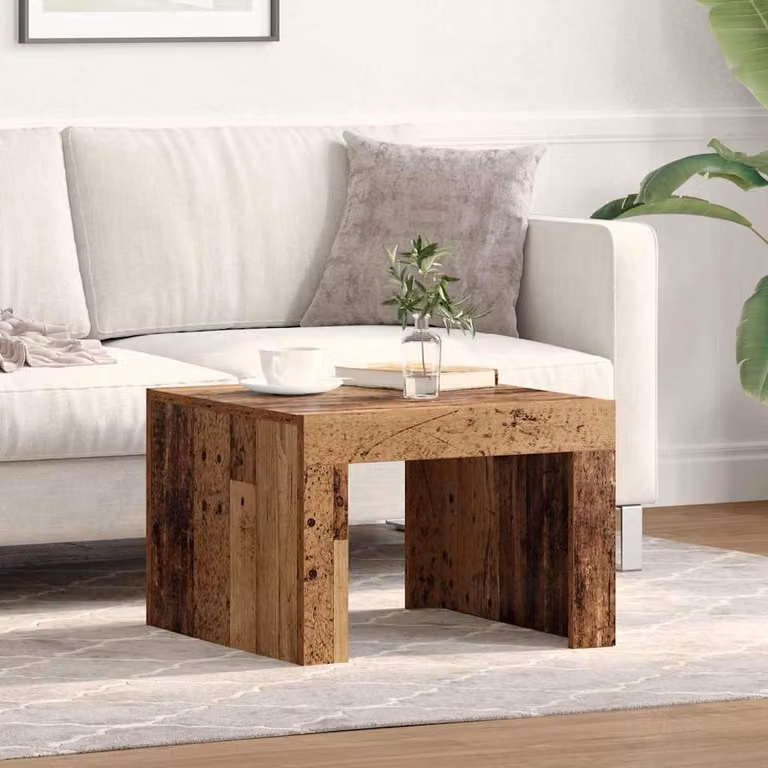 Maison Exclusive - Tavolino in legno antico 50 x 50 x 35 cm Materiale ligneo