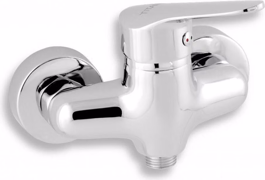 Rubinetto doccia Titania senza accessori 100mm Titan IRIS New chrom