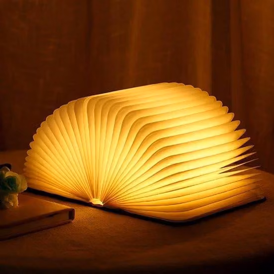 Lampada LED USB pieghevole, luce notturna bianco caldo per la cameretta dei bambini - Regalo per la fidanzata - Accessorio per la casa
