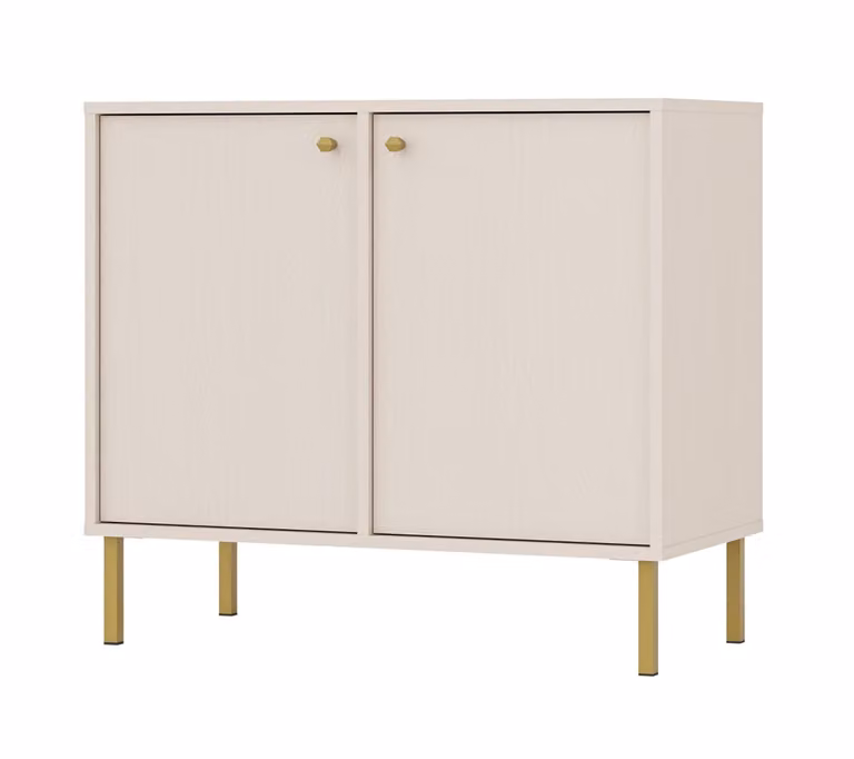 Cassettiera stretta IROS 2 - beige / oro