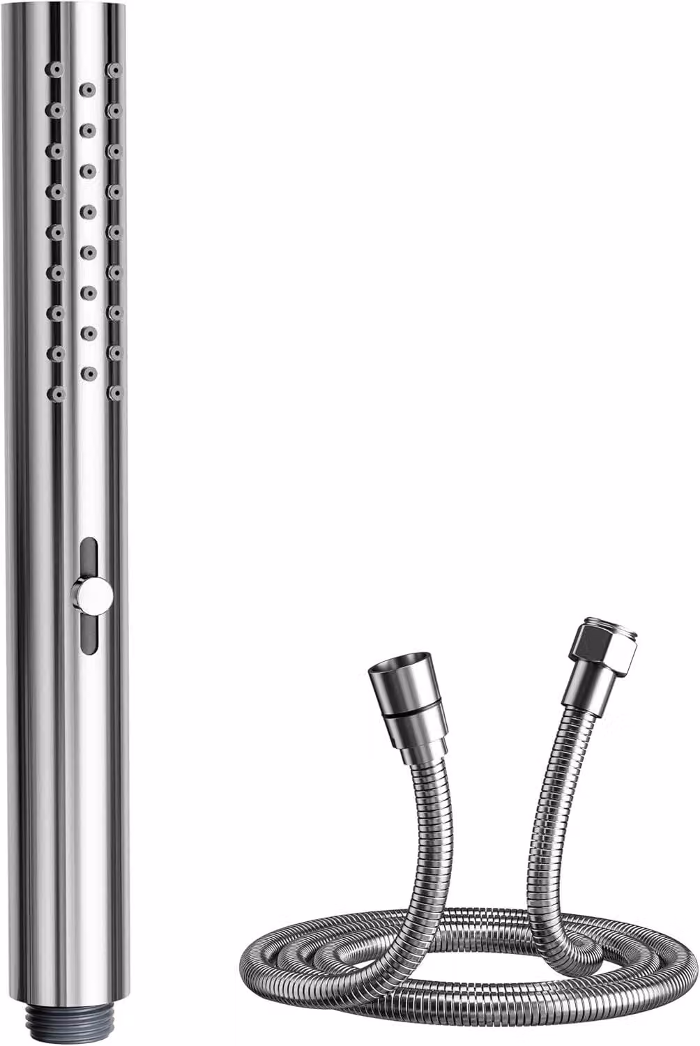 Rubinetto da bagno con supporto per il tubo flessibile, a risparmio idrico, con 2 tipi di getto