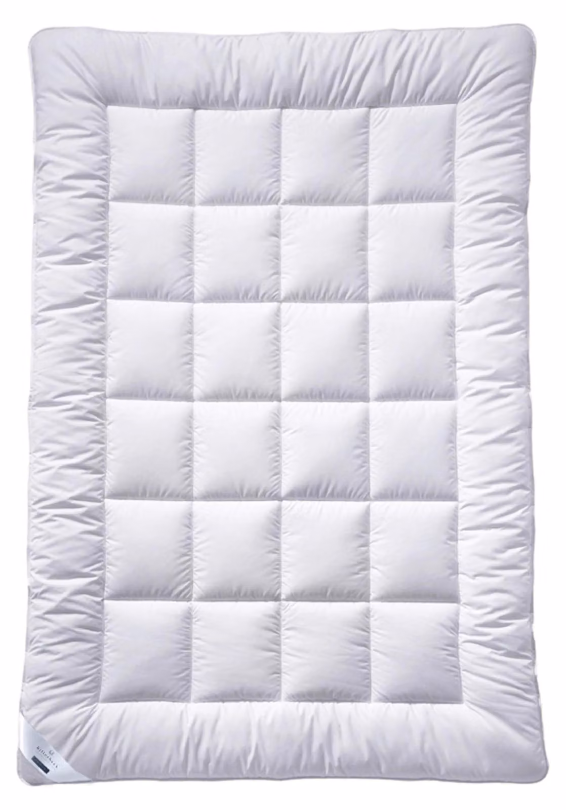 Coperta da letto, 135x200 cm, in poliestere, lavabile fino a 95°C, colore bianco
