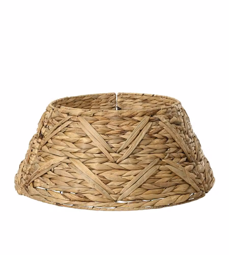 Copribase Natale Naturale 70x28 cm - Fibra Giacinto d'Acqua