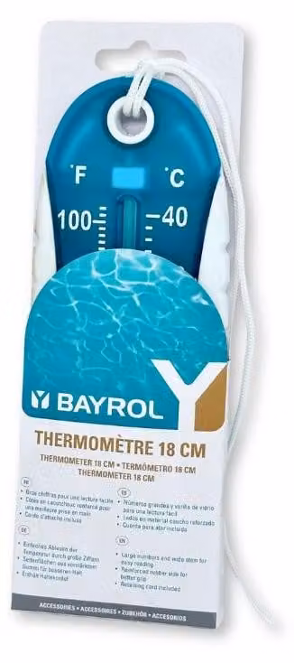 Termometro da piscina Bayrol 18 cm con display della temperatura