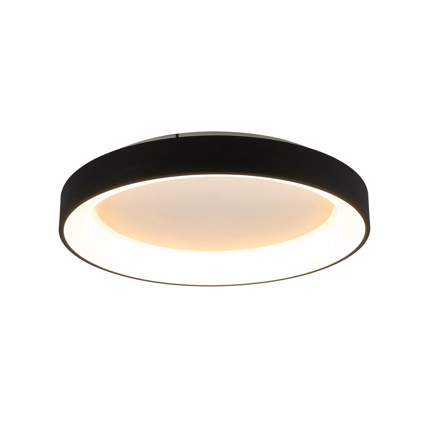 Mantra Iluminación Plafoniera a LED Niseko II, dimmerabile, Nero, Soggiorno / Sala da pranzo, Alluminio, Moderno, Plafoniera LED