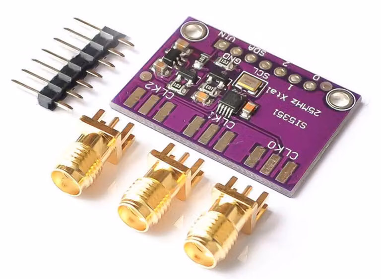 Scheda di breakout per generatore di clock I2C Si5351A, con frequenza da 8 kHz a 160 MHz
