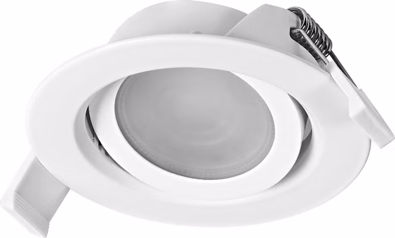 Set di faretti da incasso LED OSRAM CCT regolabili, bianco, set da 3 faretti da soffitto con cambio colore, Click-CCT, 2700–6500K