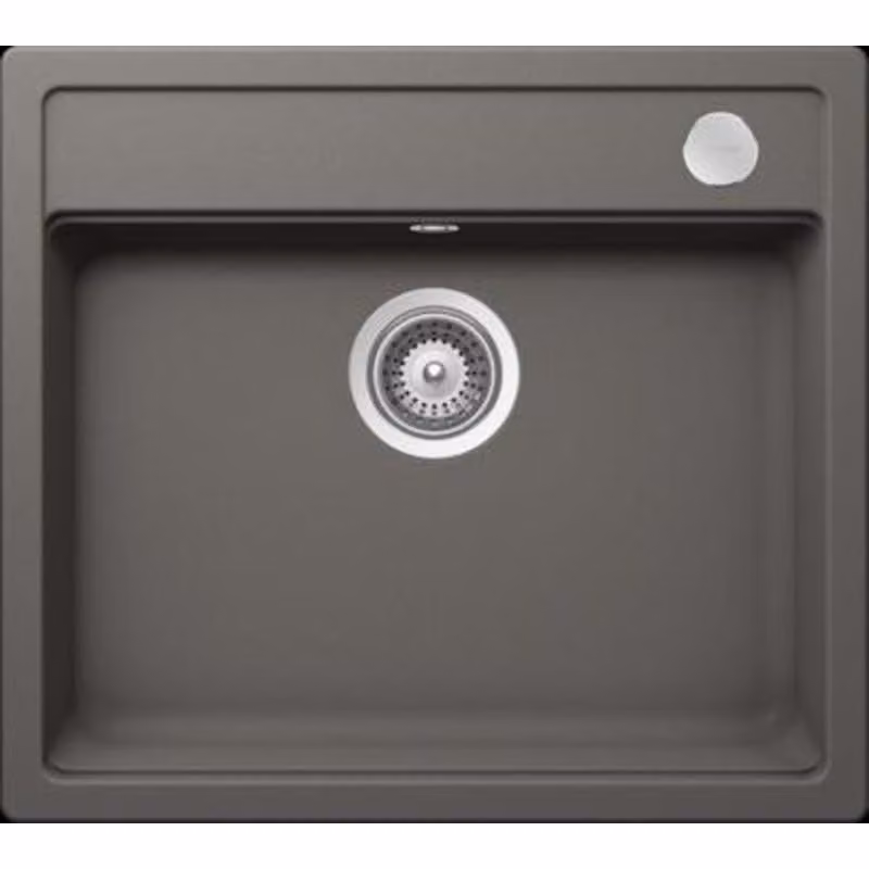 Lavello da incasso Schock Mono N-100 FB Silverstone incl. vasca per avanzi