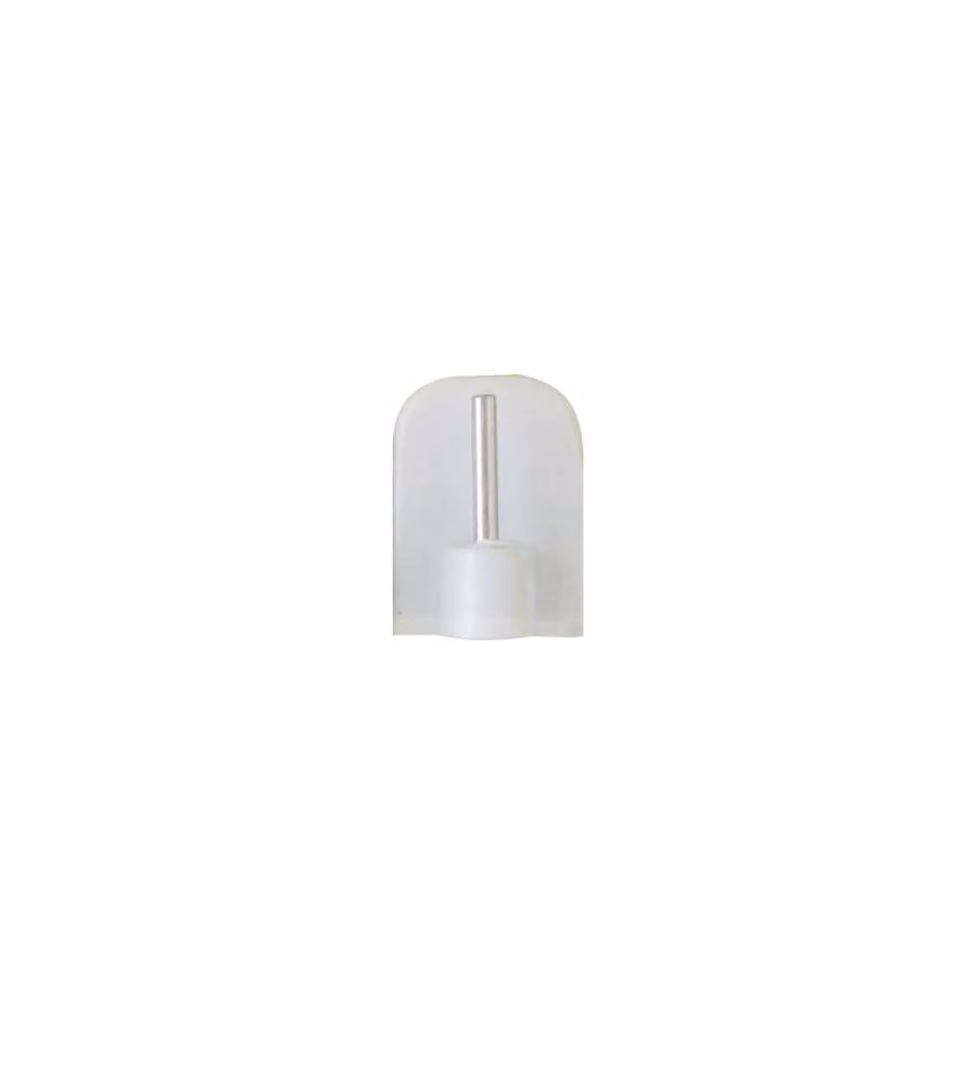 Gancio adesivo Bianco