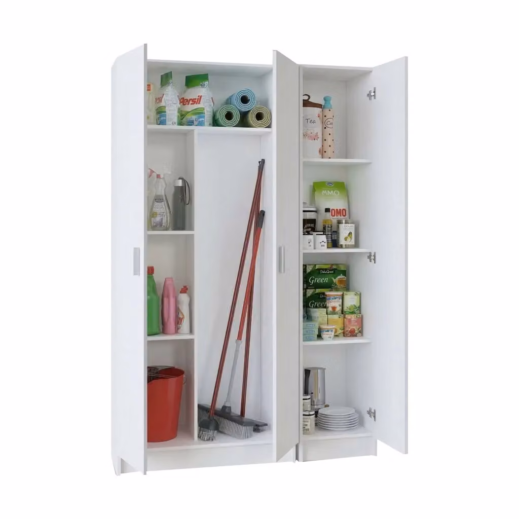 Armadio Multiuso Soave DMORA Bianco L: 110 cm, H: 180 cm – 2