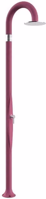 Doccia Tradizionale In Resina Funny Yin Con Miscelatore Colore Fuxia Cv-T305/4003