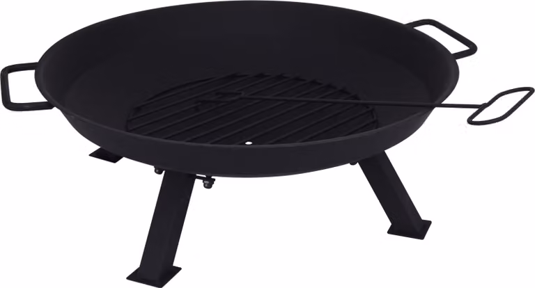 Caminetto da esterno Ambiance, metallo, 22x56 cm, nero