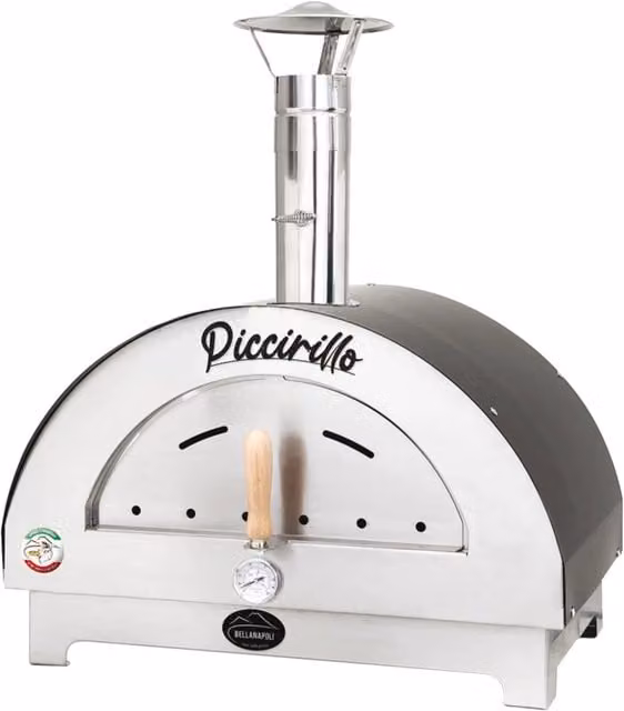 Forno a legna professionale Bella Napoli Piccirillo in acciaio inox color argento
