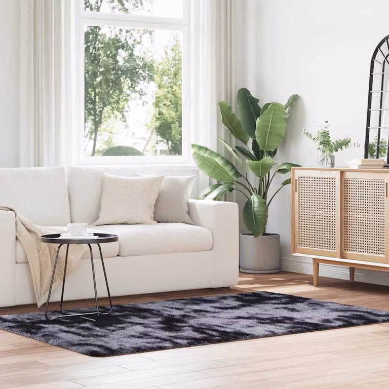 vidaXL Tappeto Shaggy a Pelo Lungo NAVARRA Grigio, L 130 cm x P 200 cm