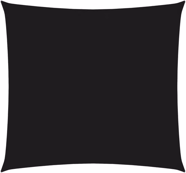 Parasole a vela | Telo Ombra | Vela da ombra in Tela Oxford Quadrata 7x7 m Nero